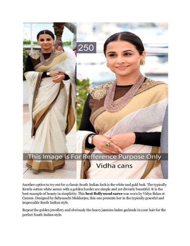 How to dress in the typical South Indian style