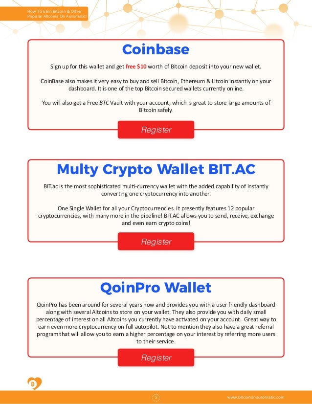 How To Earn Bitcoin Fast Free And On Automatic Volume 2 - 
