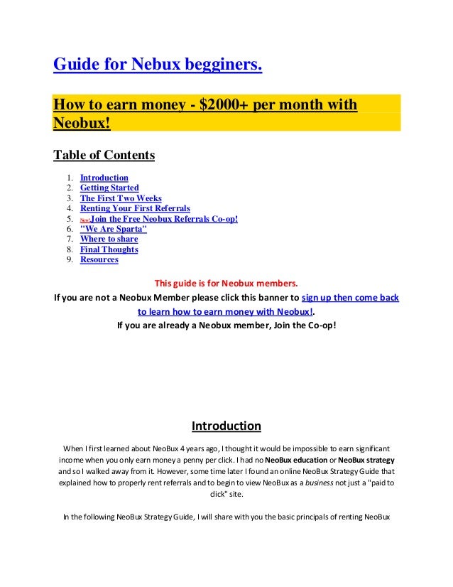 How To Earn Money 2000 Per Month With Neobux - 