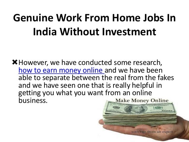 work from home jobs without investment in bhopal