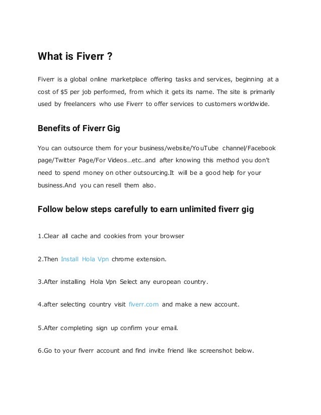 how to earn unlimited fiverr gigs by ashish kumar