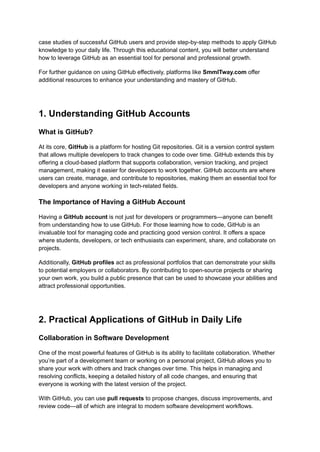 Github User Guide.pdf How to Easily Get Used GitHub Accounts .pdf
