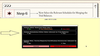Merging Two Trial Balances effortlessly using Gen Bal Software | PPT