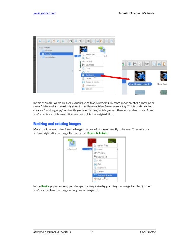 joomla switch photos on article joomla swivel visuals through article