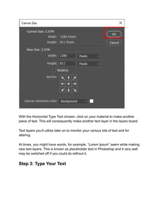 How to Edit Text in Photoshop Complete Guide | PDF | Desktop Publishing ...