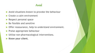 Avoids Challenges Examples Challenging Behaviour | PPTX