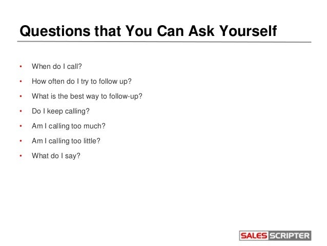 how to effectively manage the sales lead follow up process follow up call