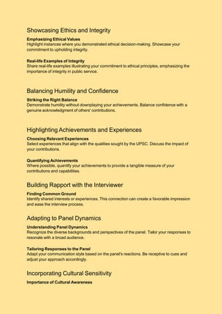 Integrity Interview Example How to Effectively Showcase Your Personality UPSC Interview..pptx