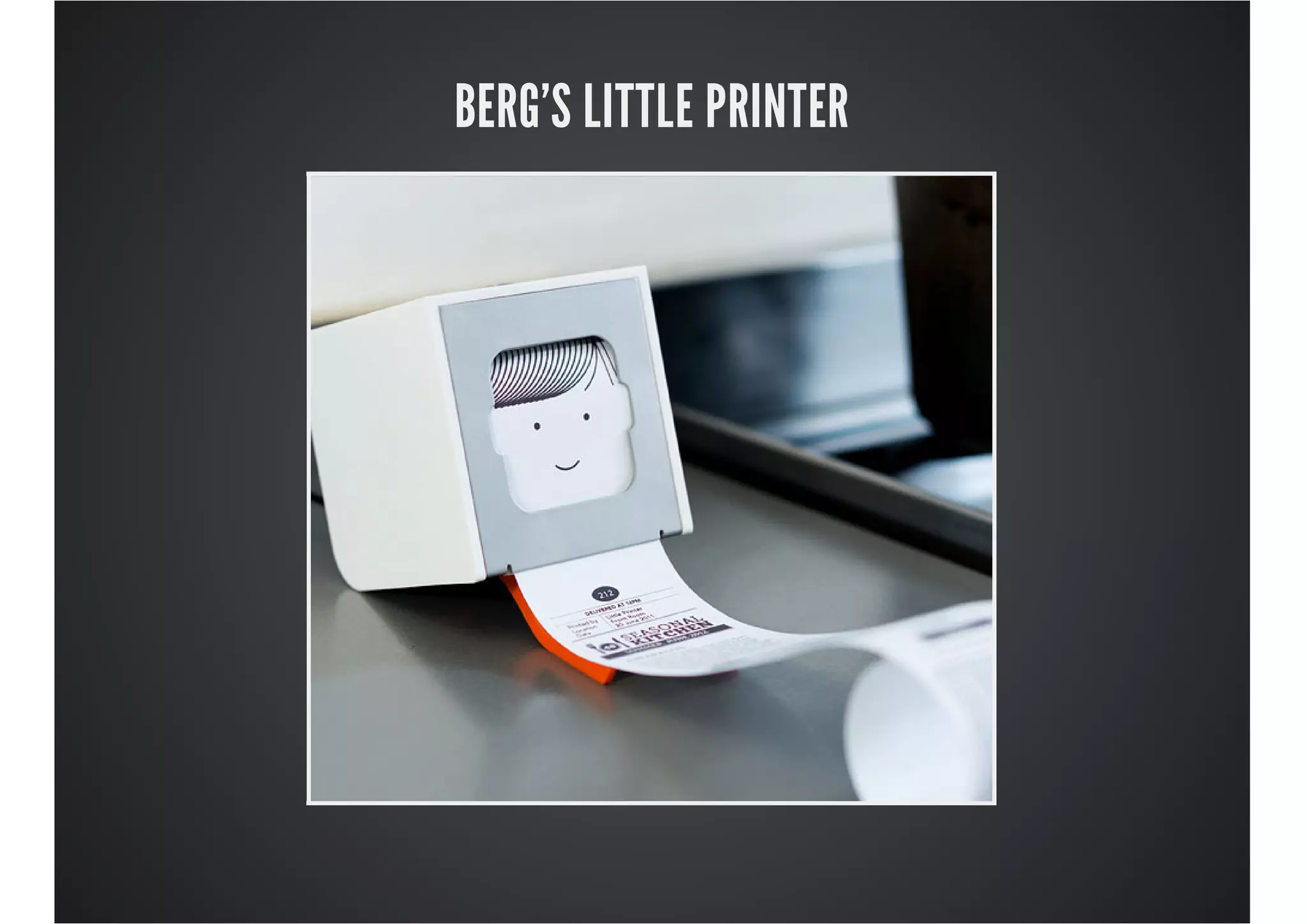 BERG'S LITTLE PRINTER

 
