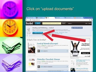 Click on “upload documents” 
