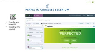 How to Embed Codeless Test Automation Into DevOps | PPT