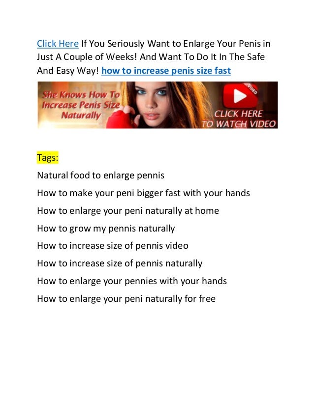 Natural Ways To Enlarge Your Penis 115