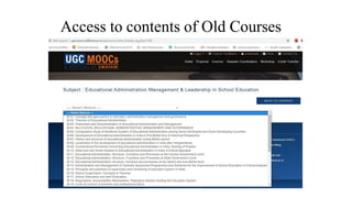 How to enroll and access swayam course | PDF