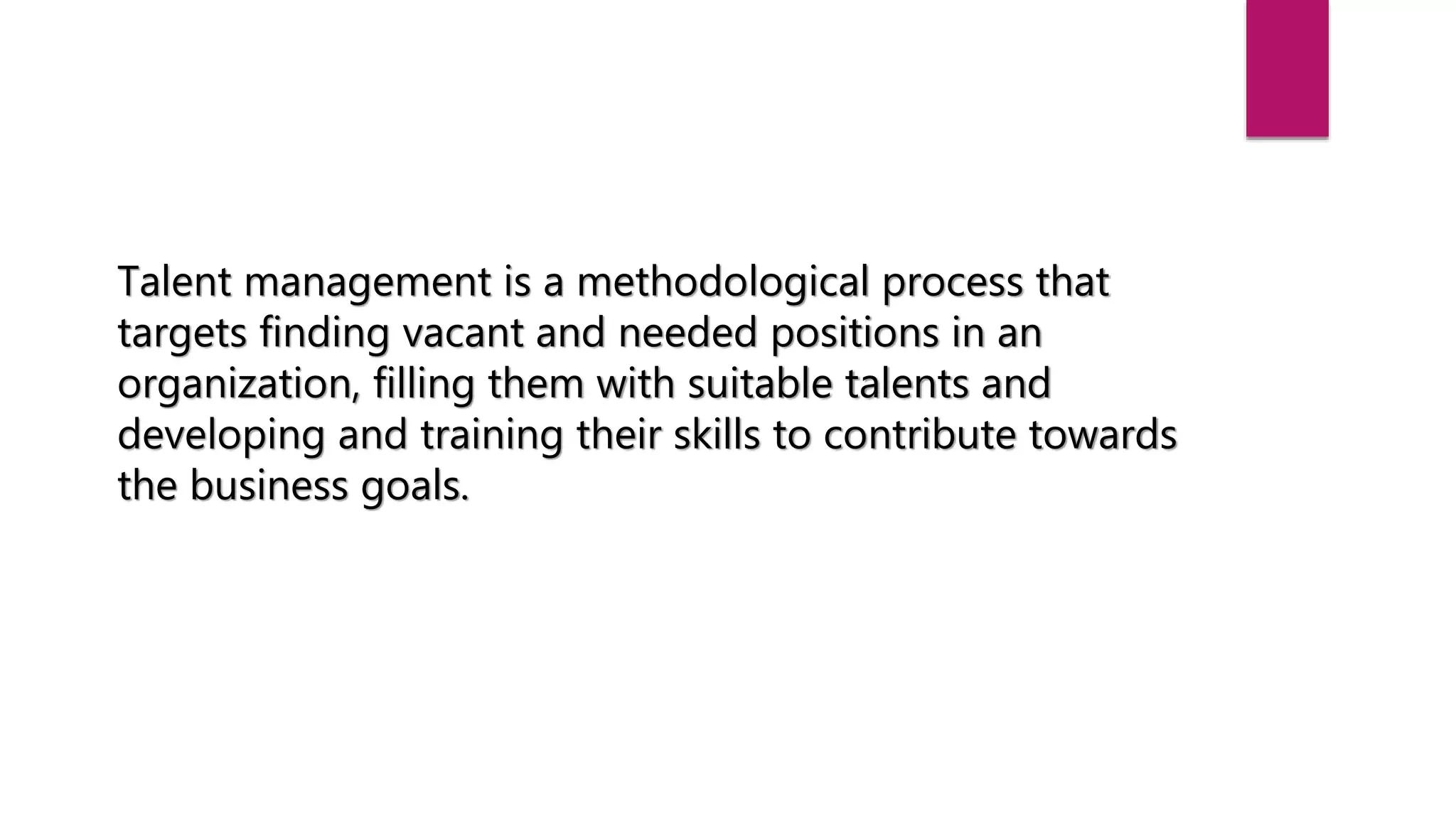 How to ensure a successful talent management strategy for your ...