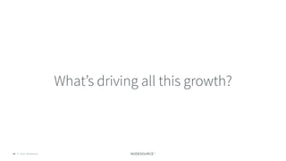C O N F I D E N T I A L© 2018 NodeSource23
What’s driving all this growth?
 