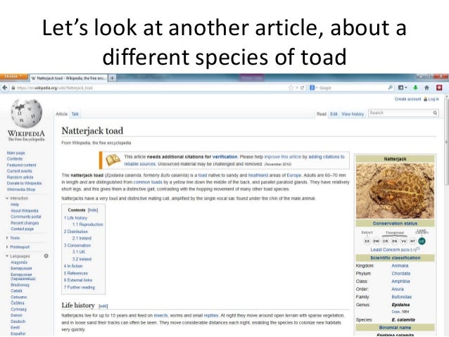 How To Evaluate A Wikipedia Article