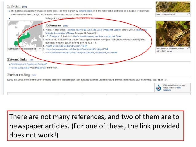 How To Evaluate A Wikipedia Article