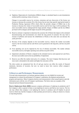 How to evaluate Oil and Gas Company’s Performance & Stock Investment | PDF