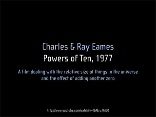 11
Process versus End Result
In this ID faculty the design process is considered to be as
important as the end result. After all, in the design process
the learning experience reveals itself. So you need to create
a good balance between the design process and the end result.
 