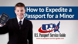 How to Expedite a Passport for a Minor