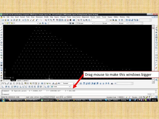 How to export auto cad coordinate for blast software design and blast…