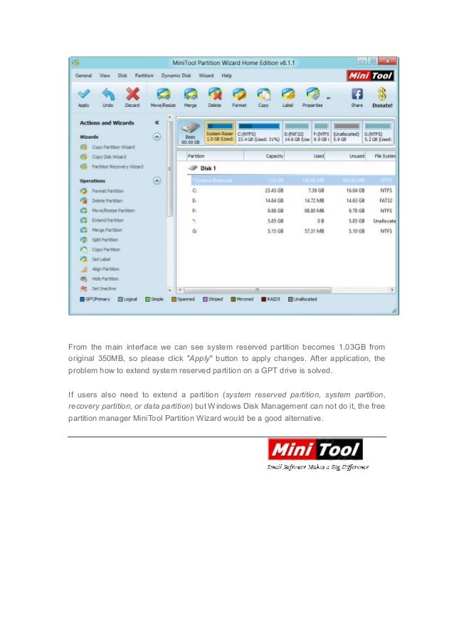 How To Expand System Reserved Partition How To Expand System Reserved Partition