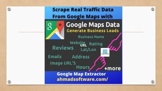How to extract traffic data from google maps? | PPTX