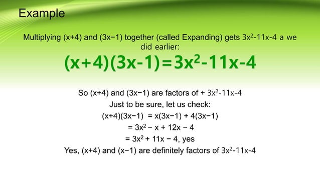 How to factorize | PPT