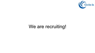 We are recruiting!
 