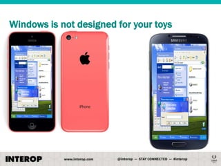 Windows is not designed for your toys

 