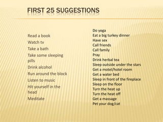 How to fall asleep 2