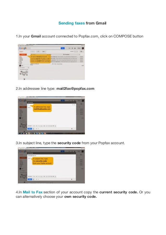 How to fax from gmail