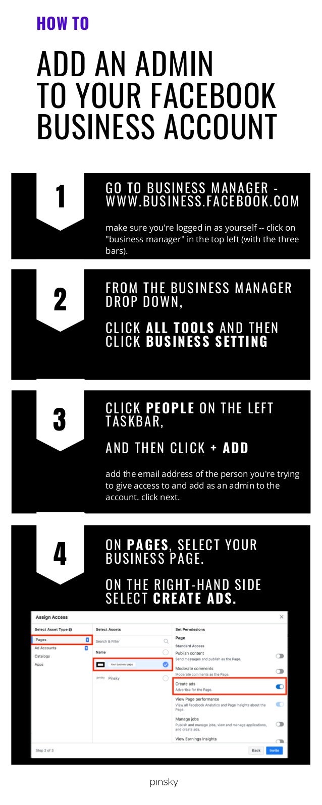 How To: Add an Admin to your Facebook Business Account