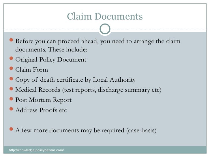 How to file a claim
