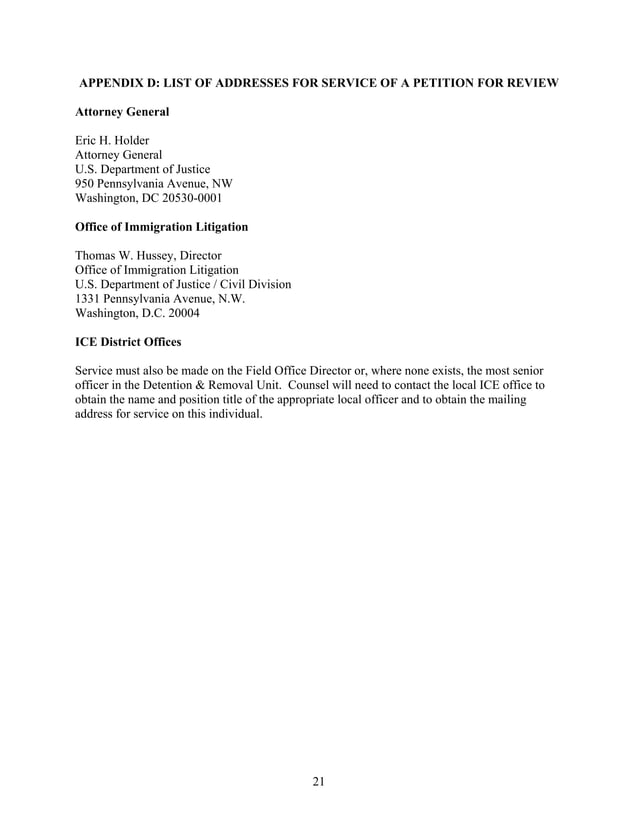 How to file an immigration petition for review