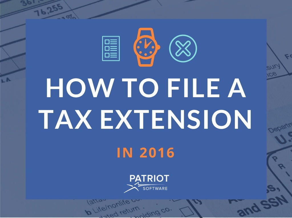 How to File a Tax Extension