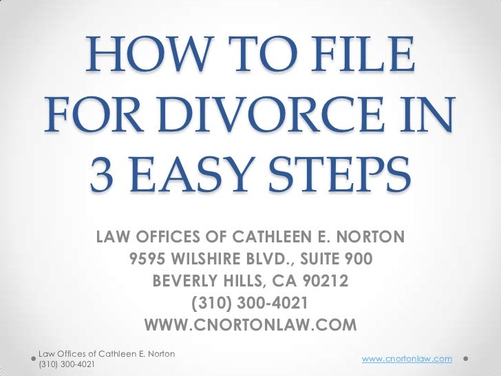 filing for divorce