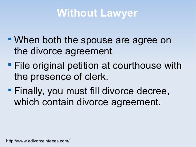 How do you get a divorce in Texas?