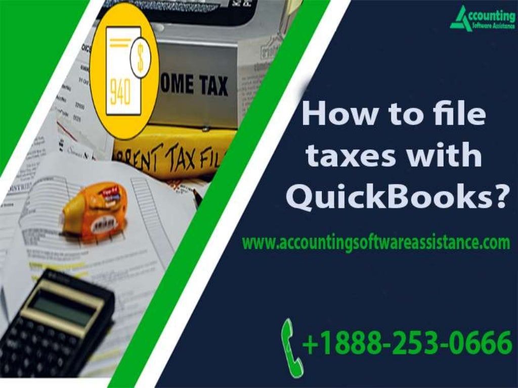 How to file taxes with QuickBooks?