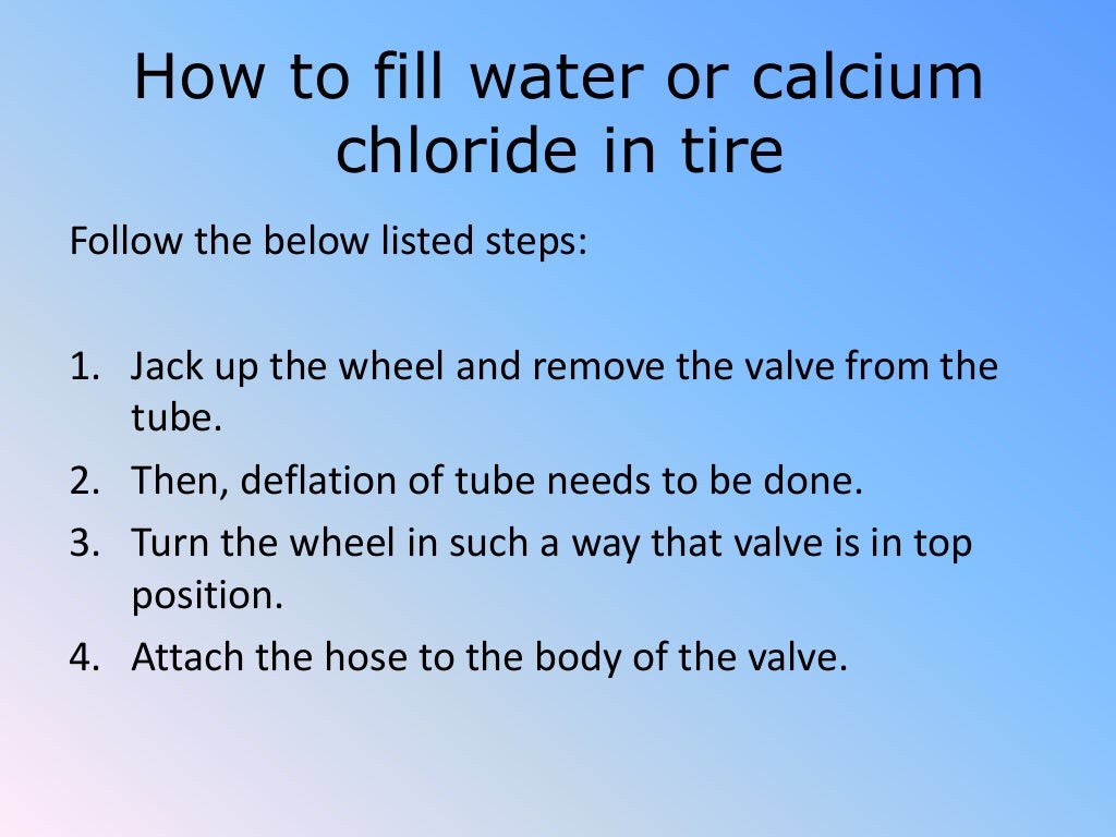 How to Fill Tractor Tyres with Water and Calcium Chloride