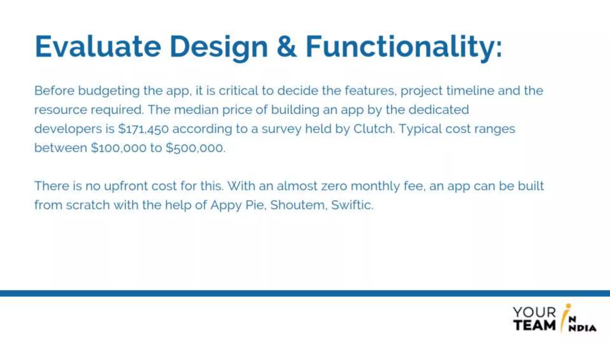 How to finalize budget for mobile app development?