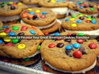 How to Finance Your Great American Cookies Franchise
 