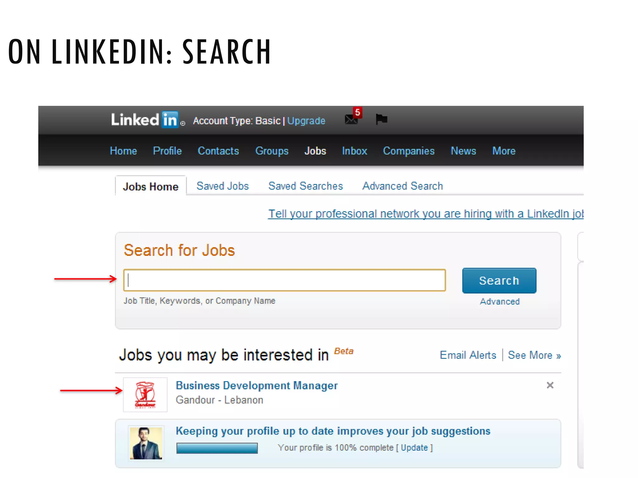 ON LINKEDIN: SEARCH
 