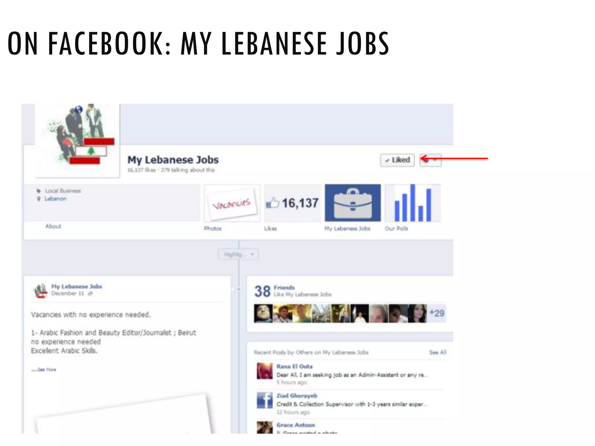 ON FACEBOOK: MY LEBANESE JOBS
 