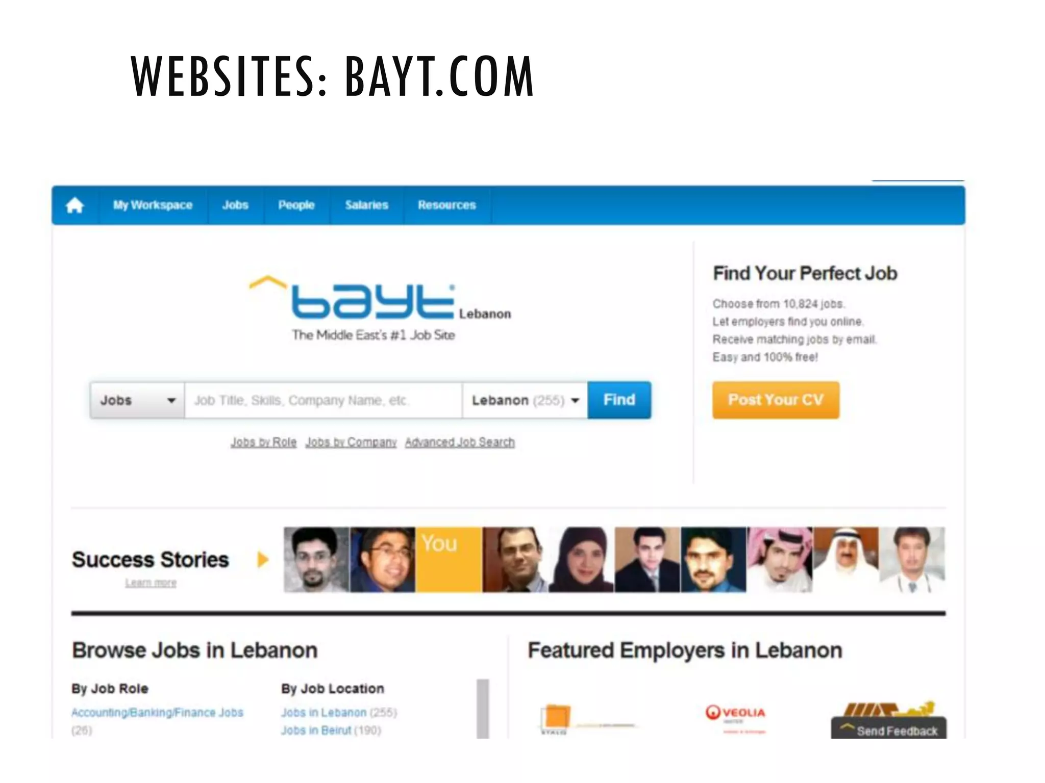 WEBSITES: BAYT.COM
 