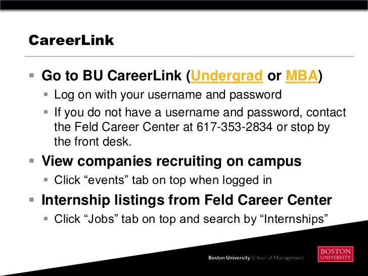 find an internship