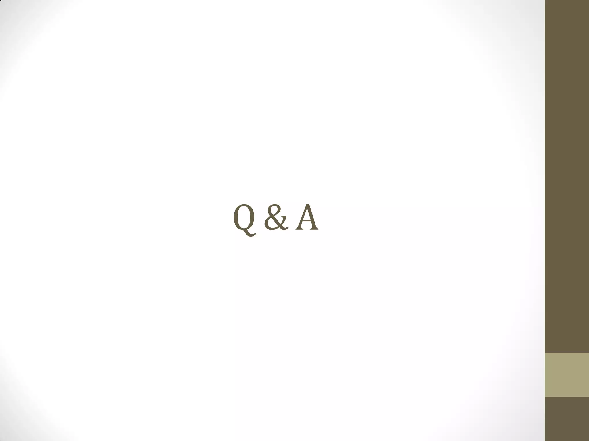 Q&A
 