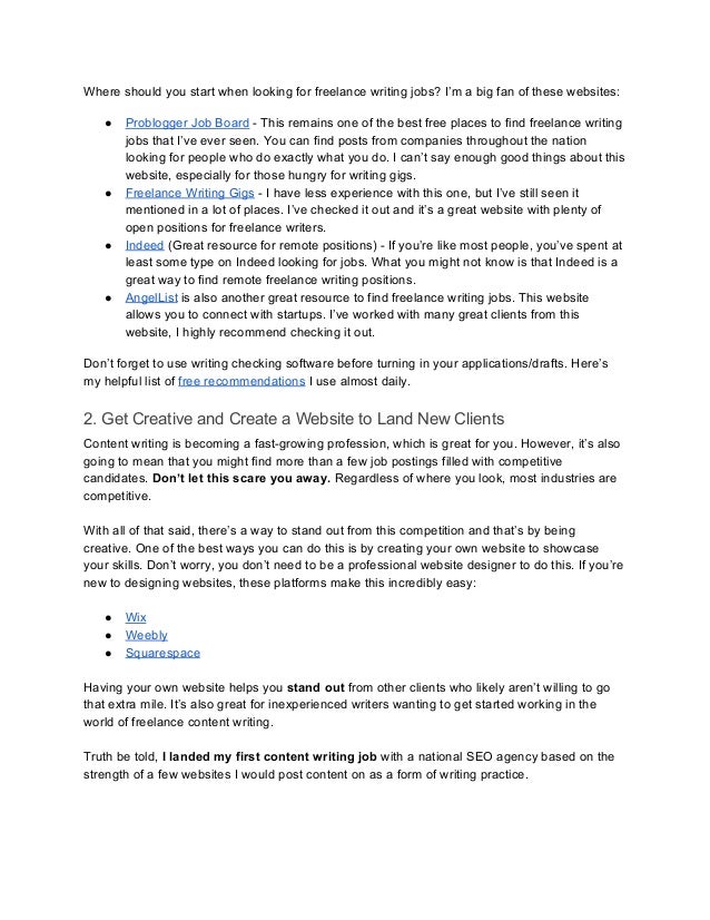 How To Find Freelance Writing Jobs From Home In How To Find Freelance Writing Jobs From Home In