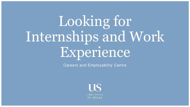 how to find internships