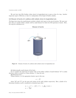 How to find moment of inertia of rigid bodies | PDF